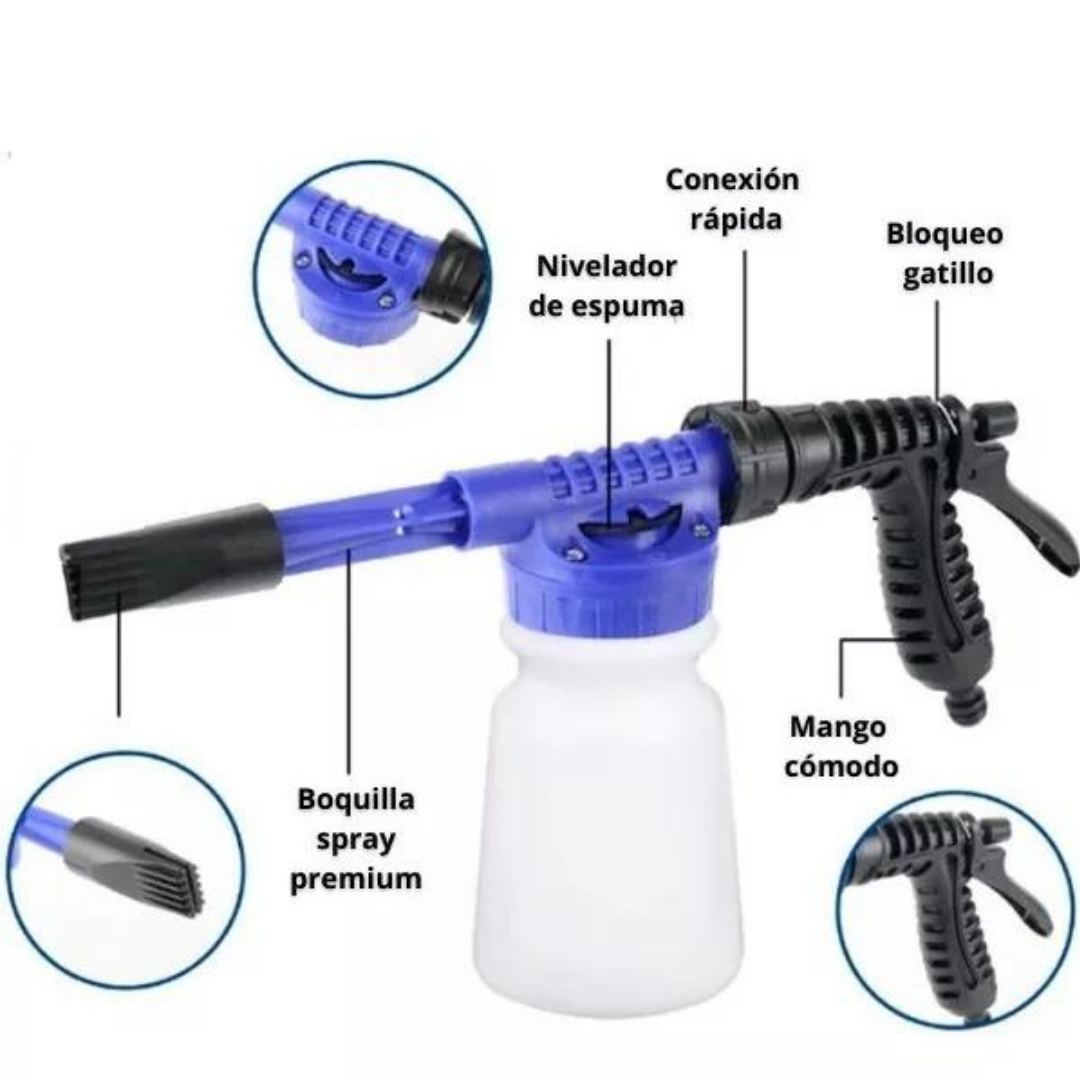 Pistola Presión Espuma Lavado Auto Carro